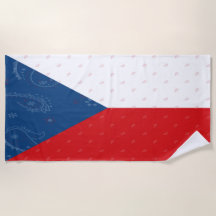 Serviette de plage de drapeau de République