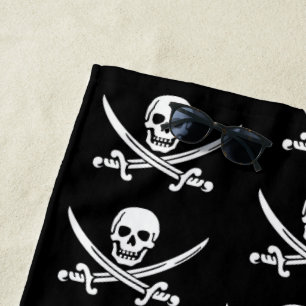 Serviette de plage de Jolly roger Pirates