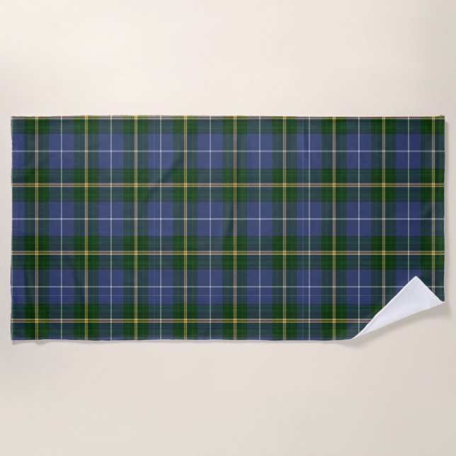 serviette de plage de la Nouvelle-Écosse Tartan (Devant)