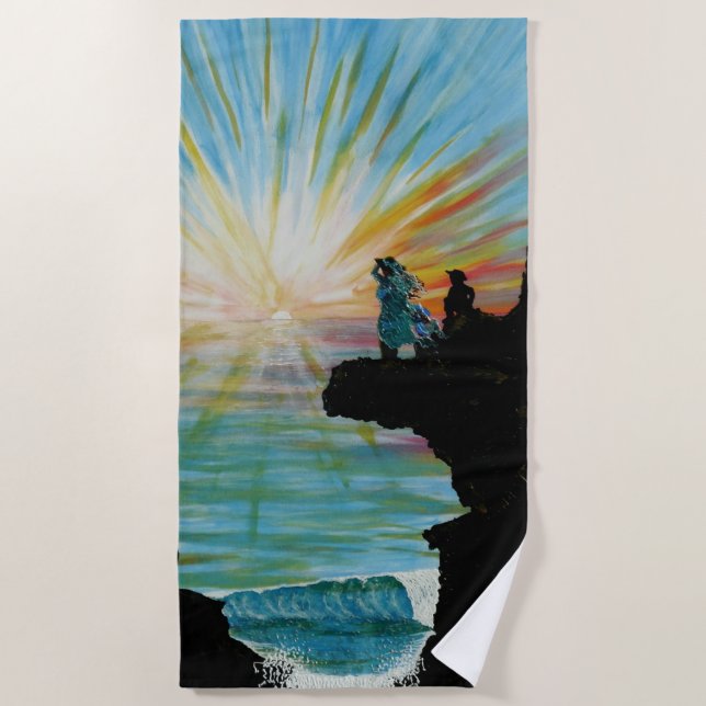 Serviette de plage de la porte du Ciel (Devant)
