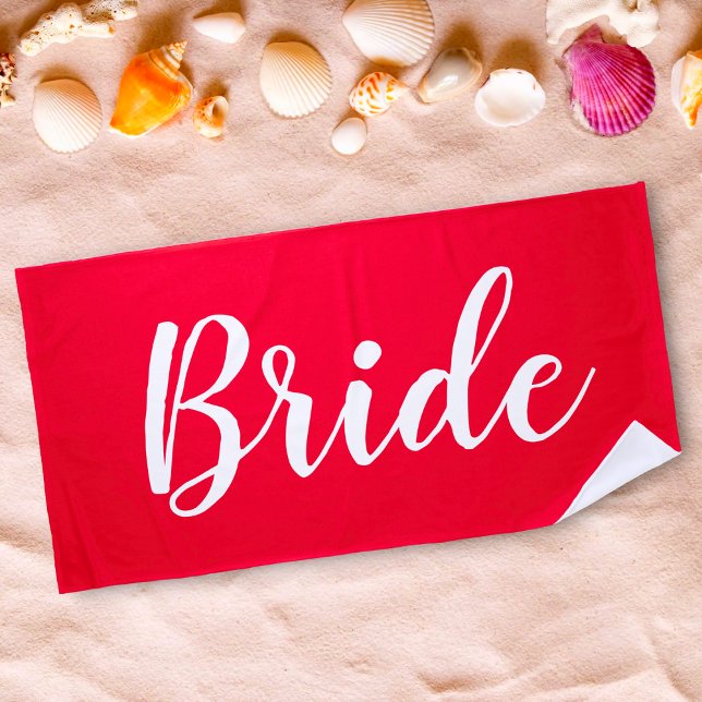 Serviette de plage de mariée de Bachelorette perso (Créateur téléchargé)