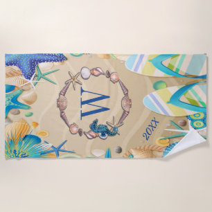 Serviette de plage de Monogram