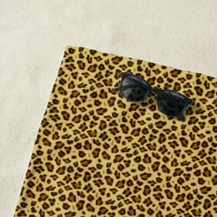 Serviette de plage de motif de poster de animal de