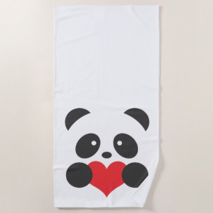 Serviette de plage de panda
