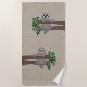 Serviette de plage de paresse