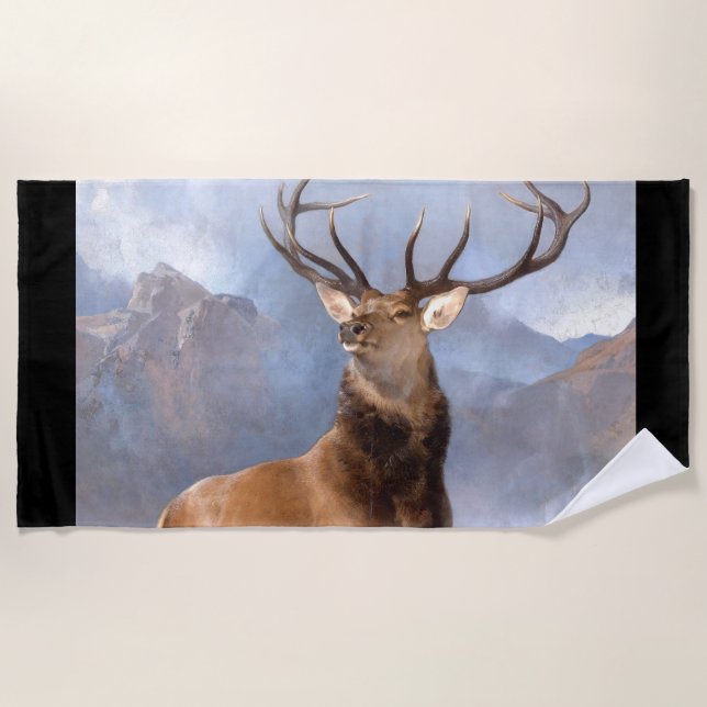 Serviette de plage de région sauvage de faune de (Devant)
