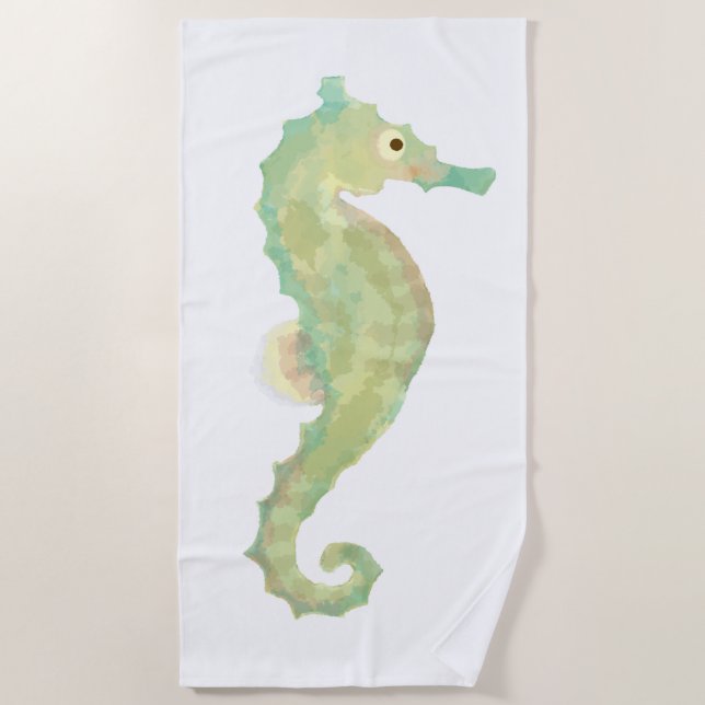 Serviette de plage de Seahorse (Devant)