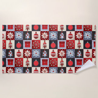 Serviette De Plage Décor de Noël