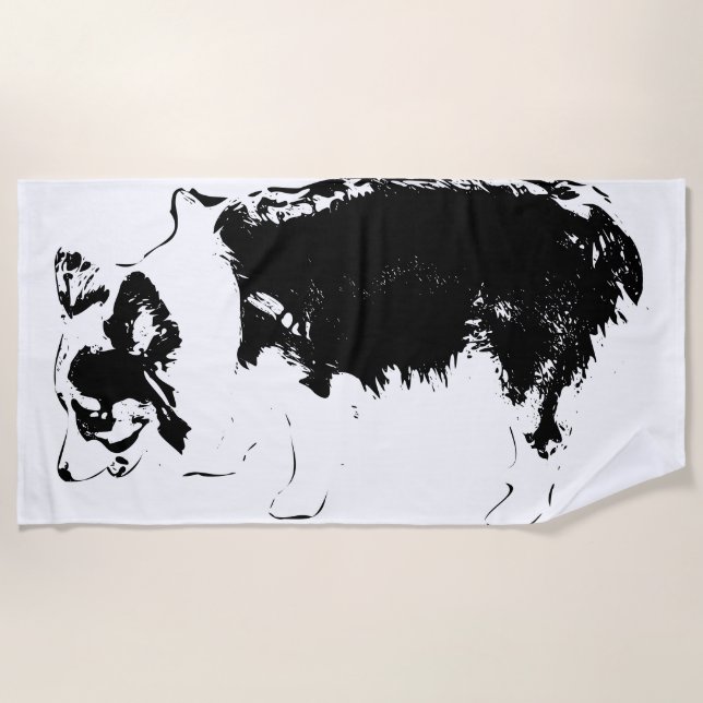 Serviette De Plage Défiler dans la découverte (Devant)