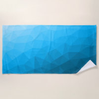 Dégradé de cyan bleu motif de maille géométrique T