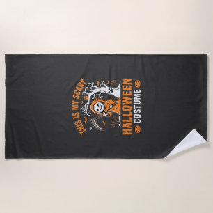 Serviette De Plage Déguisement drôle de Grim Reaper pour Halloween Ci