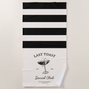 Serviette De Plage Dernière tournée Club Social Merch de l'enterrem