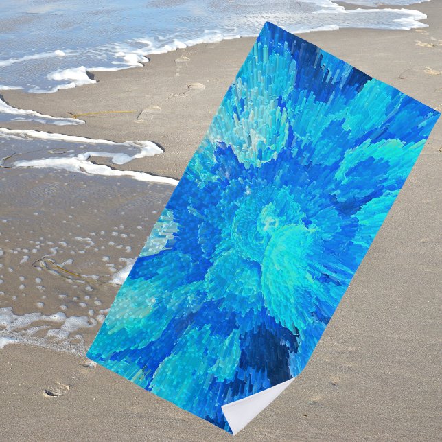 Serviette De Plage Des créatures délicieuses et flottantes dans la me (Créateur téléchargé)