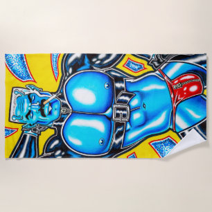 Serviette De Plage Des policiers de Mars Beach Towel