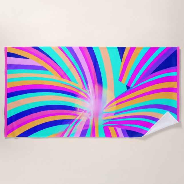 Serviette De Plage Design d'art Motif unique (Devant)