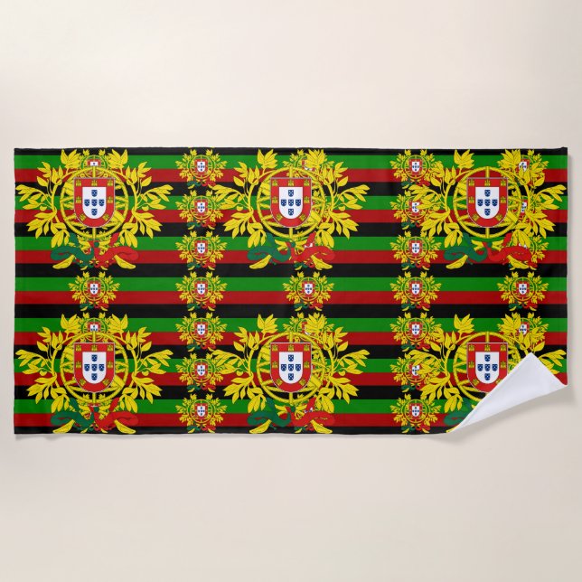 Serviette De Plage Design portugais (Devant)