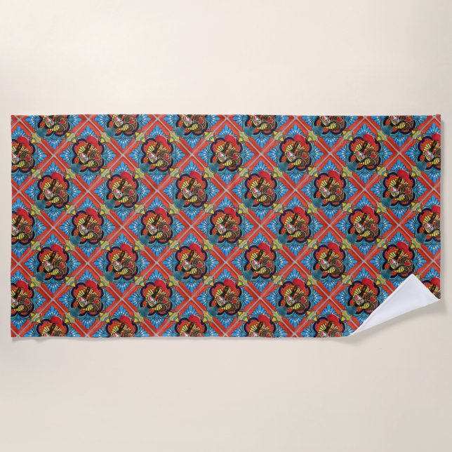 Serviette De Plage Design portugais (Devant)