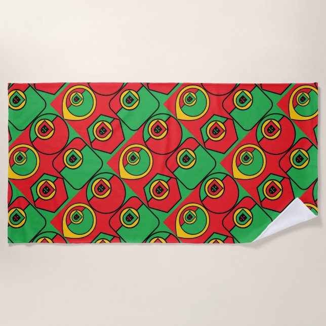 Serviette De Plage Design portugais (Devant)