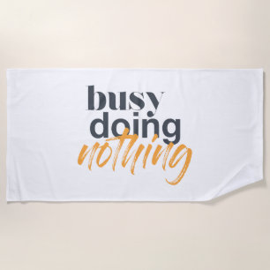 Serviette De Plage Design urbain, moderne et tendance de Busy Doy Not