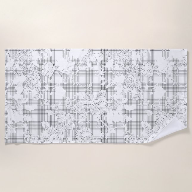 Serviette De Plage Design vertical vingt-sept (Devant)
