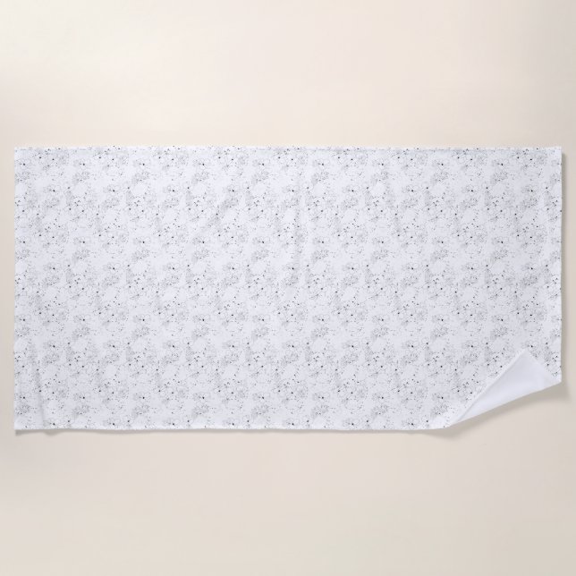 Serviette De Plage dessin décoratif Deux (Devant)