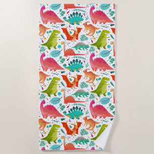 Serviette De Plage Dinosaures pour enfants