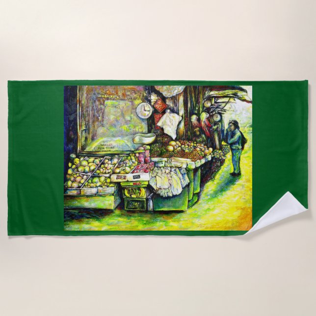 Serviette De Plage Dit pour impliquer toute l'idée (Devant)