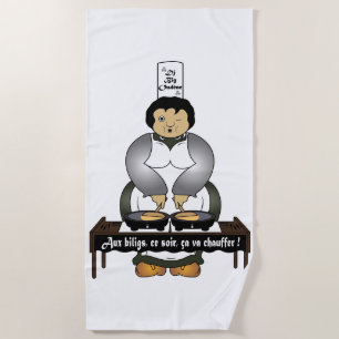Serviette De Plage Dj bretonne