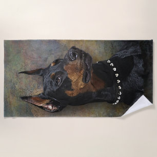 Serviette De Plage Doberman