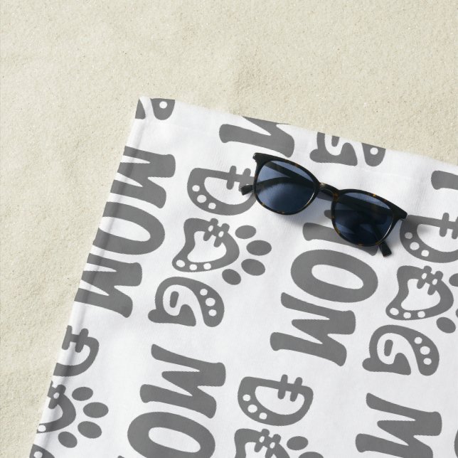Serviette De Plage Dog (En situation)