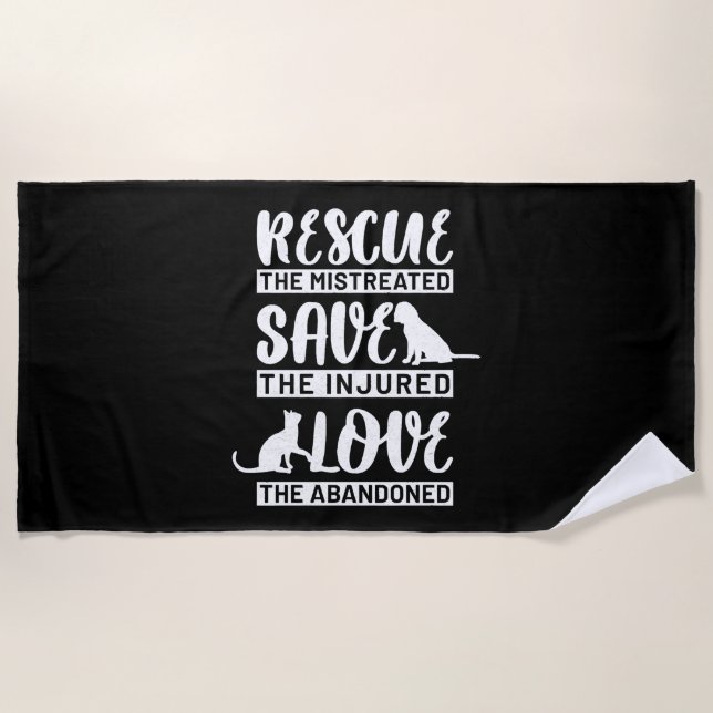 Serviette De Plage Dog (Devant)