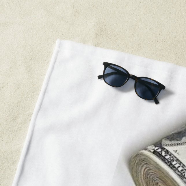 Serviette De Plage Dollars (En situation)