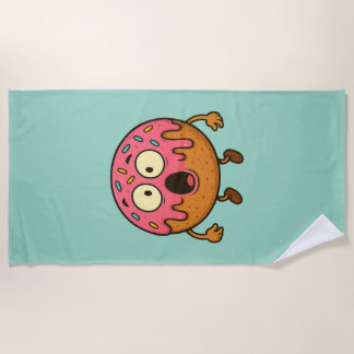 Serviette De Plage Donut surpris