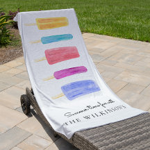 Doux coloré moderne été personnalisé