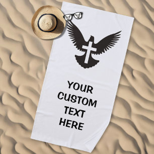 Serviette De Plage Dove avec croix