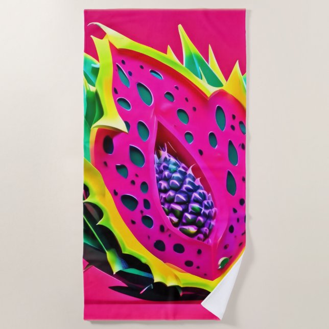 Serviette De Plage Dragon Fruit Dream (Devant)
