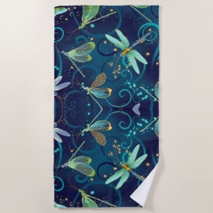 Serviette De Plage Dragonly Turquoise