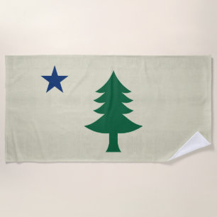 Serviette De Plage Drapeau 1901 du Maine