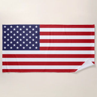 Serviette De Plage Drapeau américain