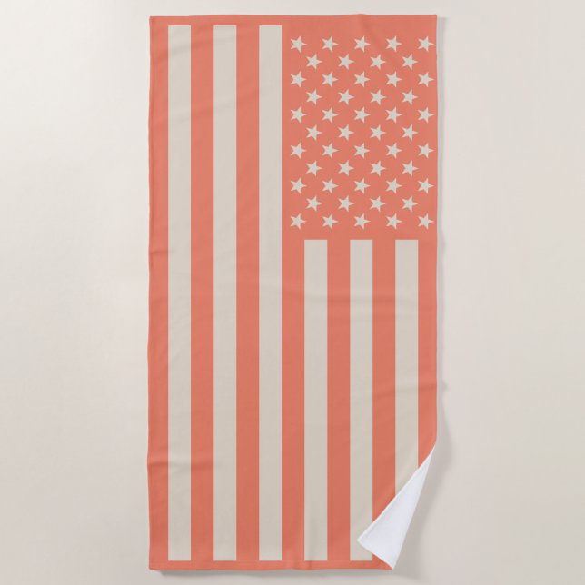 Serviette De Plage Drapeau américain (Devant)