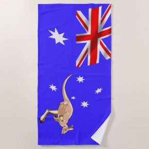 Serviette De Plage Drapeau australien