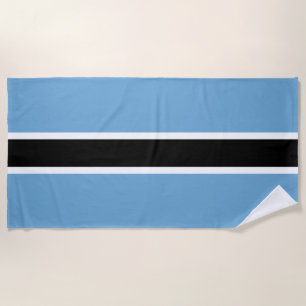 Serviette De Plage Drapeau botswanais (Botswana)