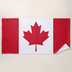 Serviette De Plage Drapeau Canada