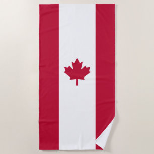Serviette De Plage Drapeau canadien