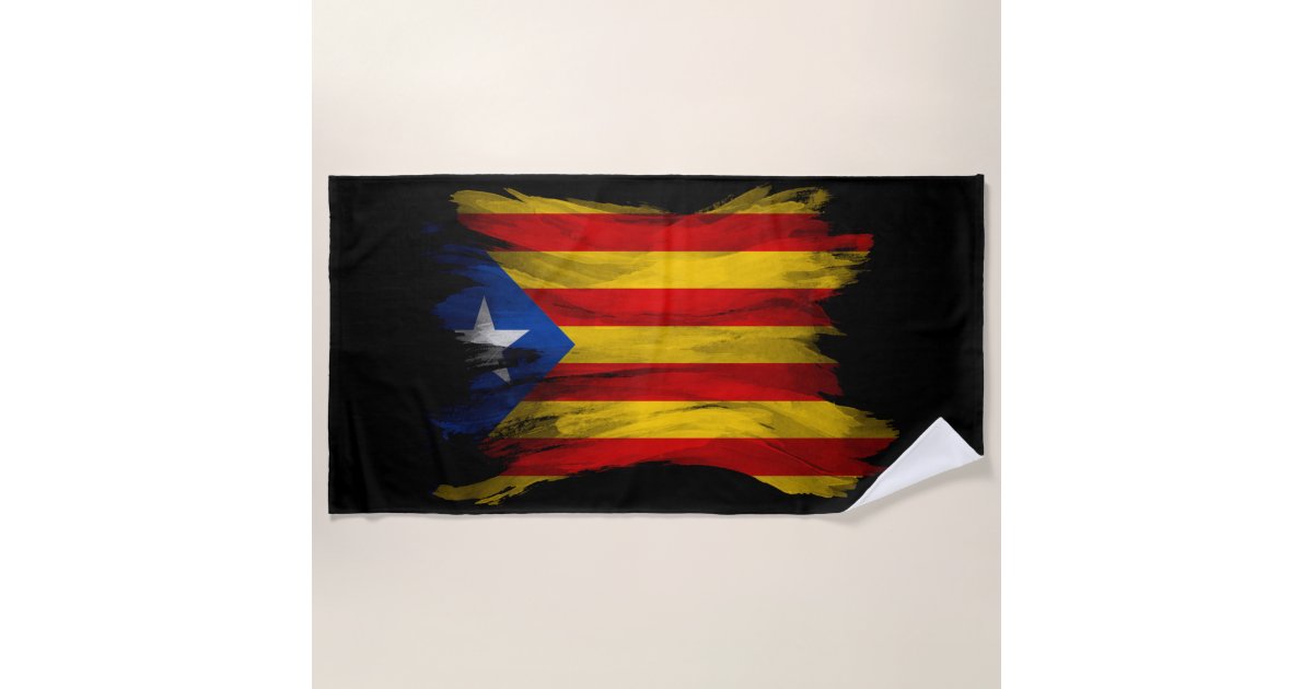 Serviette De Plage Drapeau National, Lavable En Machine