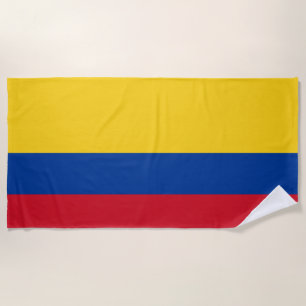 Serviette De Plage Drapeau Colombie - Bandera De Colombia