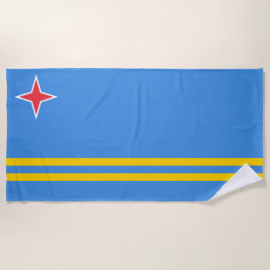Serviette De Plage Drapeau d'Aruba