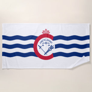 Serviette De Plage Drapeau de Cincinnati (Ohio)