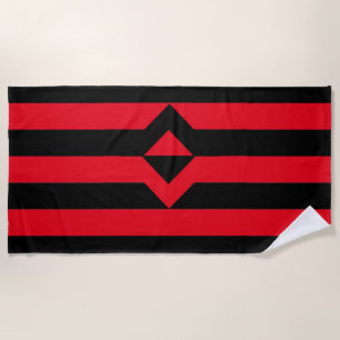 Serviette De Plage Drapeau de fierté du poing