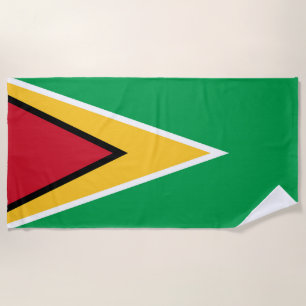 Serviette De Plage Drapeau de Guyana